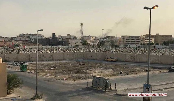 النظام السعودي يقصف مدينة العوامية بالاسلحة الثقيلة..