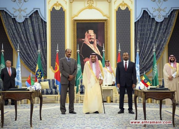 السعودية تضع قدما في افريقيا برعايتها اتفاقية سلام تاريخية بين إثيوبيا وإريتريا..