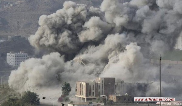 36 غارة هستيرية للعدوان السعودي على تعز