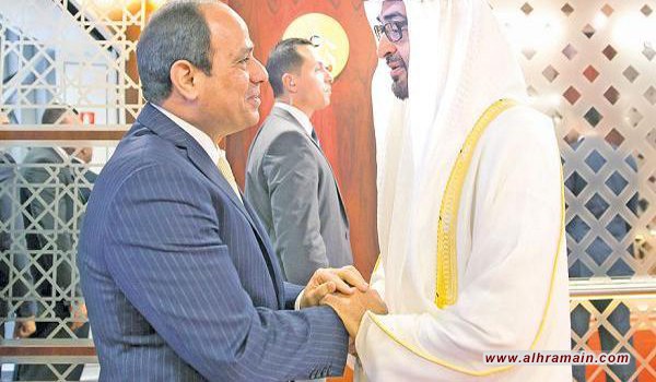 نكاية بالسعودية و قطر.. محمد بن زايد يصل القاهرة وفي جيبه &ldquo;4&rdquo; مليارات دولار للسيسي
