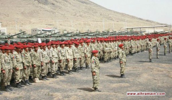 ملابس عسكرية أشبه بملابس الحرس الجمهوري تصل لمرتزقة العدوان السعودي في نهم؟!