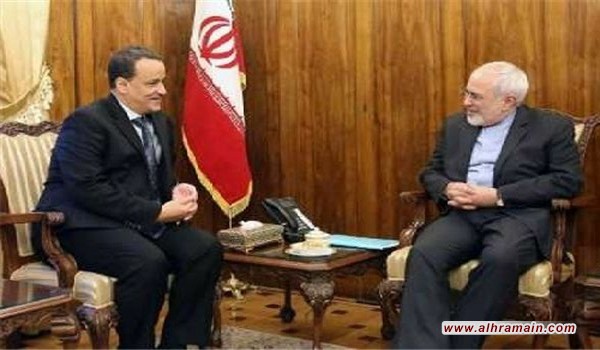 خلال مباحثاته مع ولد الشيخ.. ظريف يؤكد على ضرورة إنهاء الفاجعة الإنسانية والوصول الى حلول سياسية في اليمن 