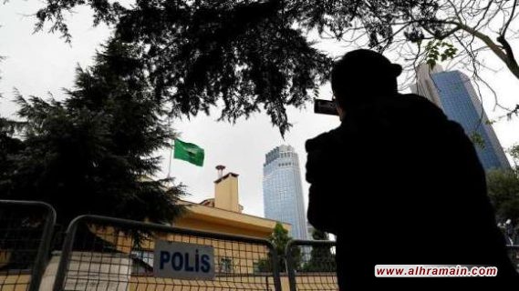 عودة 3 أشخاص إلى القنصلية السعودية بإسطنبول ليلًا على متن حافلة صغيرة مظللة وبحوزتهم 3 حقائب وكيس أسود