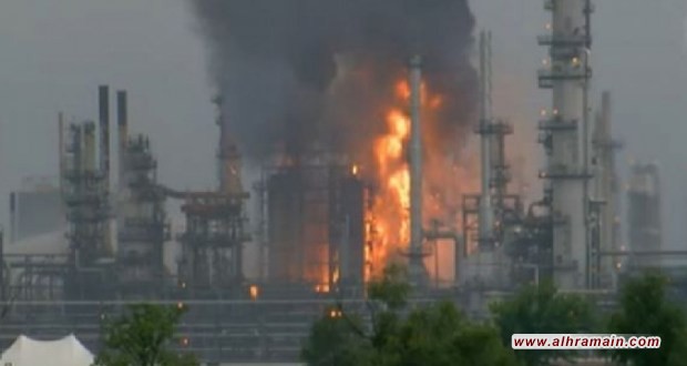 القوات الجوية اليمنية: استمرار تصاعد النيران في مصفاة &ldquo;أرامكو&rdquo; في الرياض