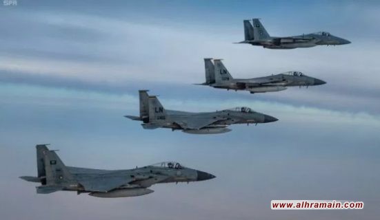 تشكيل جوي سعودي أمريكي يحلق بمنطقة الخليج  