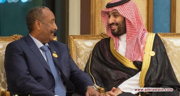 ابن سلمان ورئيس &ldquo;المجلس السيادي&rdquo; في السودان يبحثان &ldquo;مسائل مشتركة&rdquo;
