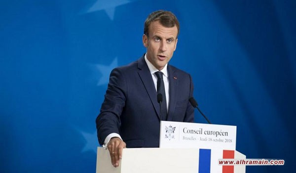 ماكرون يعرب عن غضبه لسلمان ويهدد بعقوبات بسبب خاشقجي