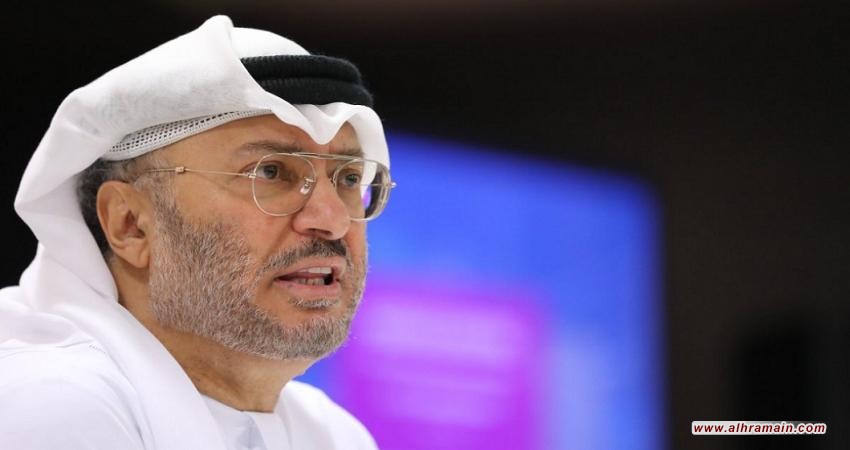 قرقاش يبشر بزخم سعودي مصري ضد تركيا في 2019