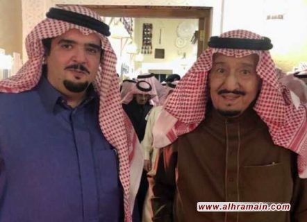 بعد شائعات مقتله&hellip; الأمير عبد العزيز بن فهد بن عبد العزيز يظهر مع الملك سلمان.. ومدونون يكشفون تعافيه من مرض خضع بسببه للعلاج طوال فترة غيابه التي استمرت أكثر من عام