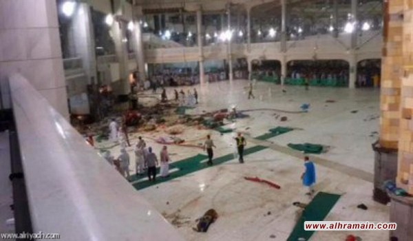 السعودية : حفظ الاتهام بحق 42 متهما في حادث سقوط رافعة الحرم
