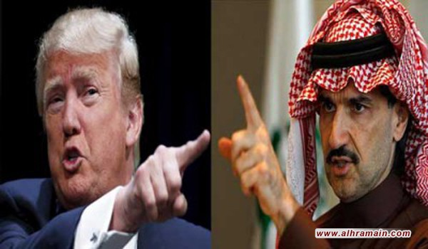 الوليد بن طلال: ترامب ناكر للجميل انقذته من الافلاس مرتين