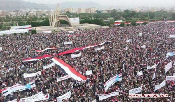 مظاهرة ميدان السبعين المليونية اليمنية تحمل عدة رسائل للتحالف العربي الذي تقوده السعودية وتؤسس لـ&rdquo;شرعية جديدة&rdquo;.. 