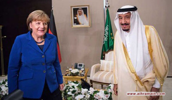 المستشارة الالمانية ميركل تبحث في السعودية سبل مكافحة تنظيم الدولة الاسلامية والاحتباس الحراري العالمي 