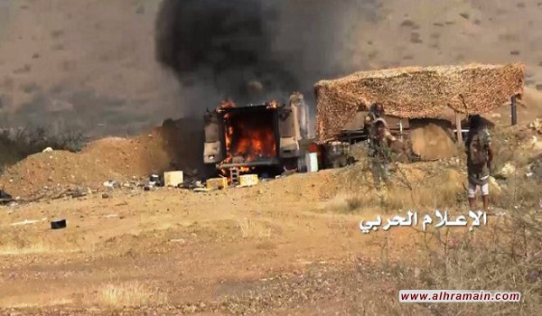 مقتل جندي سعودي وجرح آخرين وتدمير آلية في نجران