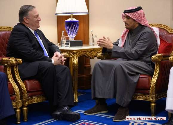 بومبيو من الدوحة: وقعنا اتفاقية تفاهم جديدة حول توسيع تواجدنا في قاعدة العديد الجوية.. وواشنطن ستطلب من ولي العهد السعودي &ldquo;محاسبة&rdquo; كافة المسؤولين عن مقتل خاشقجي.. 