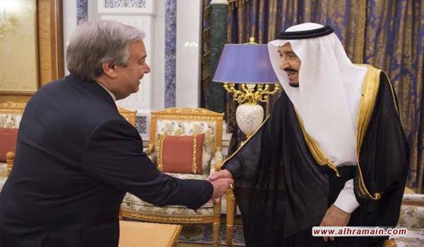 سلمان والأمين العام للأمم المتحدة يبحثان الأوضاع في اليمن والدور الأممي لدعم الأمن الدولي.. 