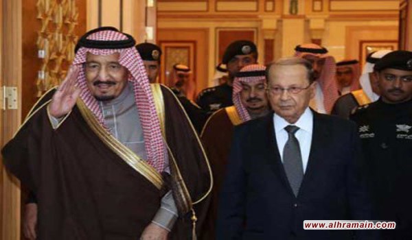 تسريب لائحة طعام غداء عون والملك السعودي (بالصور)