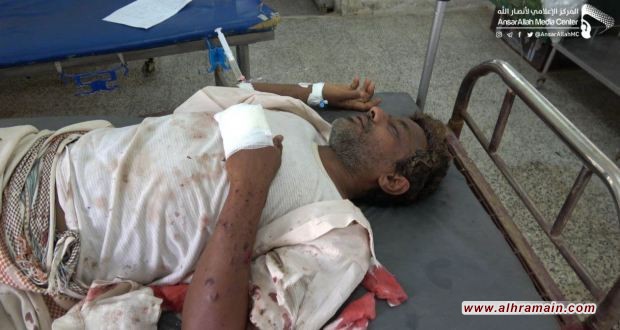 حجة: 3 شهداء و4 جرحى بغارة للطيران السعودي على سيارة