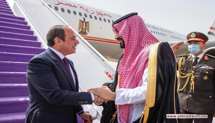 بيان سعودي مصري بعد زيارة السيسي ينتقد إيران ويدعم اتفاق سد النهضة (نص كامل)